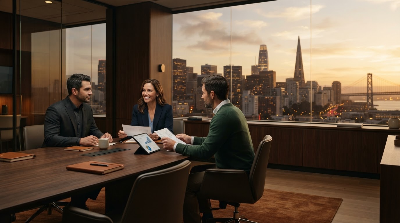 Valtoren Capital workspace with digital data overlay representing real-time market analysis